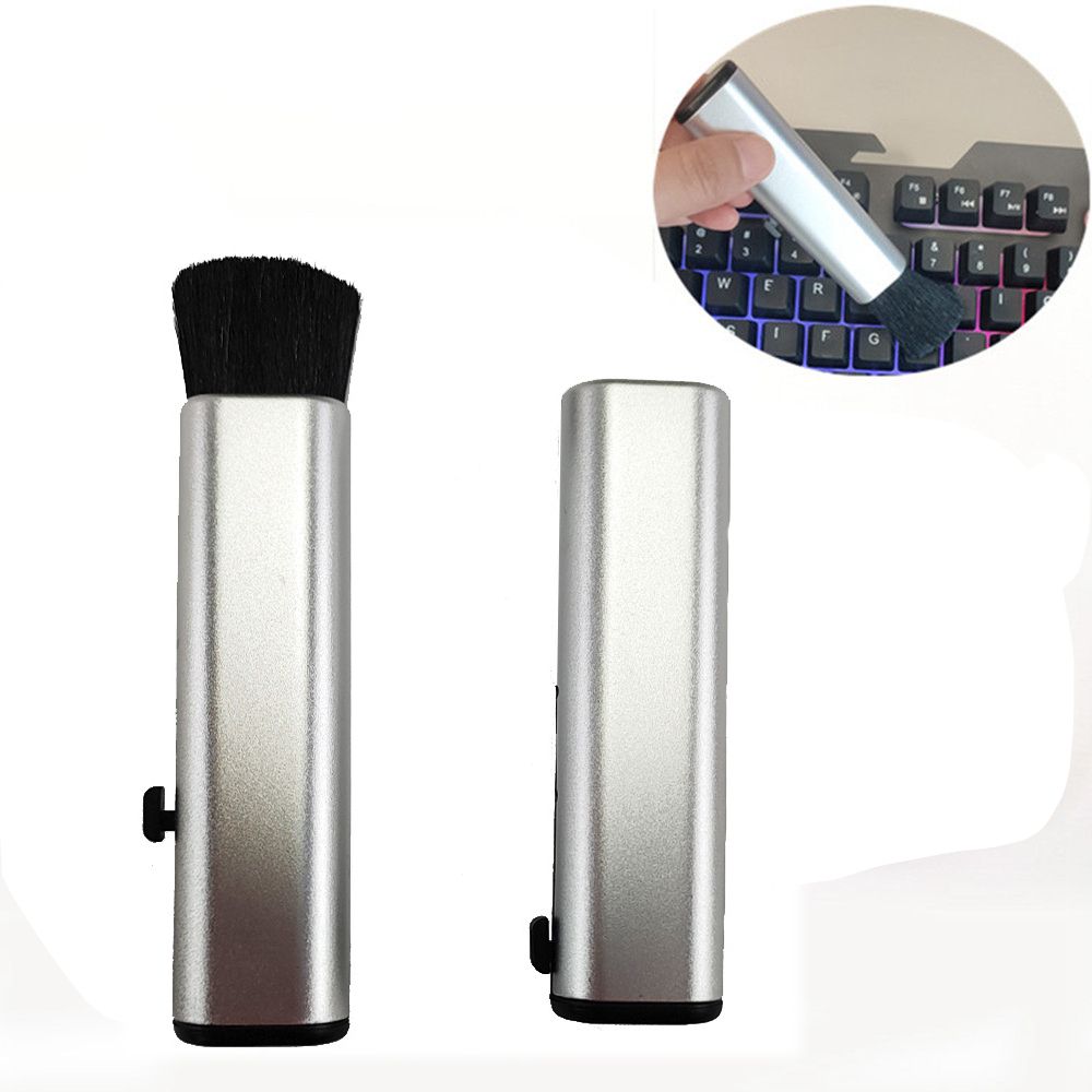 Retractable Car Air Conditioner Computer Small Wool Cleaning Tool Keyboard Brush Cleaning Brush Keyboard Cleaning