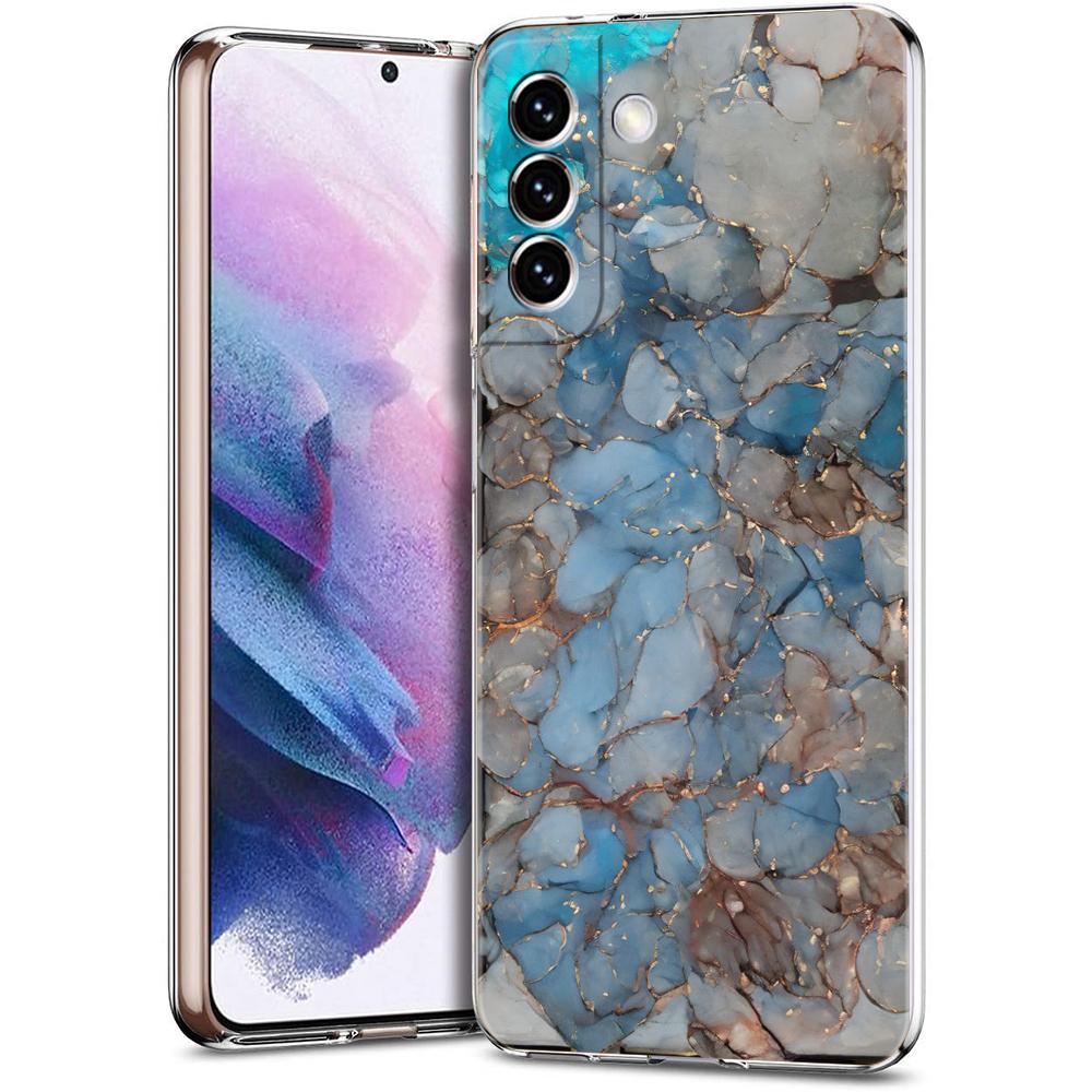 Модный Чехол Для Телефона С Мраморным Узором Для Samsung Galaxy S24 Ultra S23 FE S22 S20 S21 5G S10 S9 Plus S10E S8 Силиконовый Прозрачный Чехол