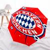 Printed FC Bayern München logo Printed Folding Umbrella,Outdoor,Leisure,And Travel Umbrella,Durable Umbrella Fabric,Birthday And Holiday Gift