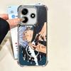 Япония Аниме JUJUSU KAISENS Мягкий чехол для телефона для Xiaomi Poco X7 X8 Pro Max X6 X5 X3 F8 Ultra F7 M8 M7 M5S Redmi 15C 15A 15 14C 13C