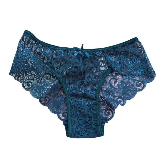 Женские трусики с низкой талией, ажурные, кружевные, с хорошей воздухопроницаемостью, однотонные, тонкие