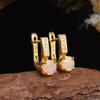Bolaijewelry Красочные серьги с натуральным опалом, камень октября, из стерлингового серебра 925 пробы, ювелирные украшения, подарки на день рождения для женщин и девочек