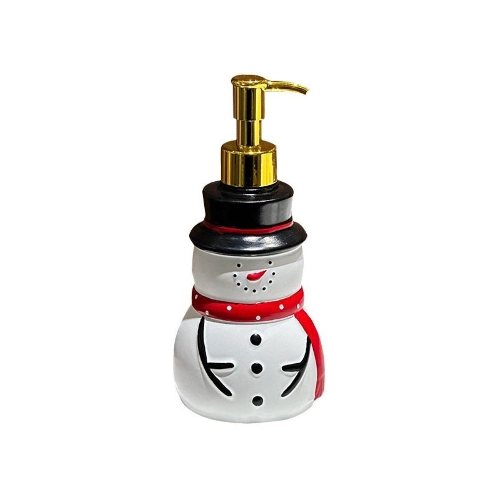 Refillable Christmas Soap Dispenser Santa Pump Bottle Cute Lotion Bottle Festival
