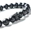 F131 2pcs Beautiful and Lovely Jewelry Alloy Crown Handmade Friendship Bracelet Gift Couples Inspirational Men Women