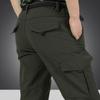 Men's Winter Thick Fleece Warm Stretch Cargo Pants Military SoftShell Waterproof Casual Pants Tactical Trousers Plus Size 4XL