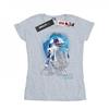 Womens/Ladies The Last Jedi R2-D2 Brushed Cotton T-Shirt