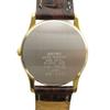 SEIKO Часы Кварцевые Кожаный Ремешок Логотип Золотой Цвет V701-7020 GY18/ MQ Мужские
