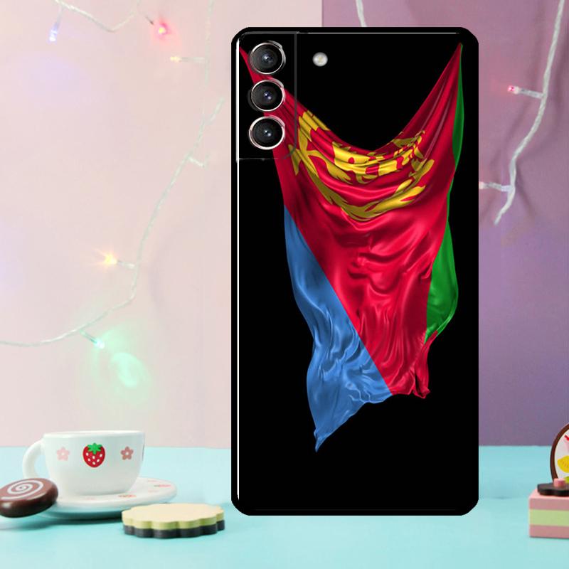 Чехол для телефона Флаг Эритреи Для Samsung Galaxy S24 Ultra S20 S21 S22 S23 S25 Ultra S9 S10 Plus S24 FE Чехол