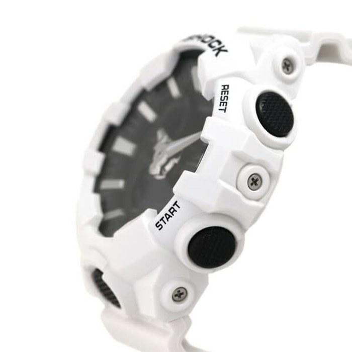 [Casio] G-Shock Комбинированные кварцевые мужские часы с мировым временем GA-700-7ADR Белый/Черный/Серебристый