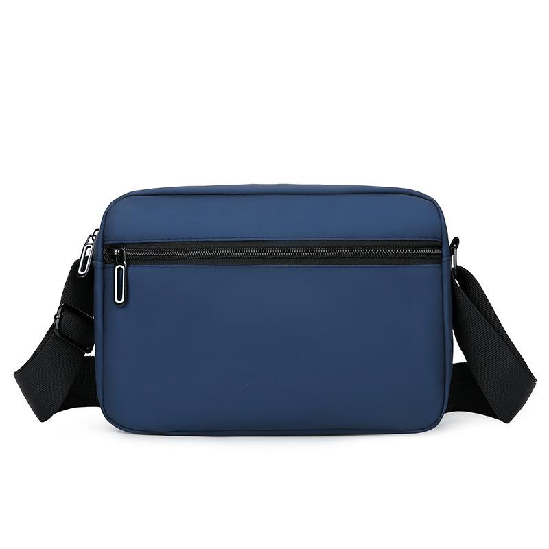 Мужская сумка для отдыха, большая вместимость, водонепроницаемая сумка из ткани Оксфорд, сумка с диагональным ремешком на одно плечо, универсальная мужская сумка, деловая сумка
