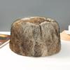 In The Elderly Fur Hat Men's Autumn and Winter Rabbit Fur Hat Thickened Outdoor Warm Northeast Hat Elderly Dad Hat
