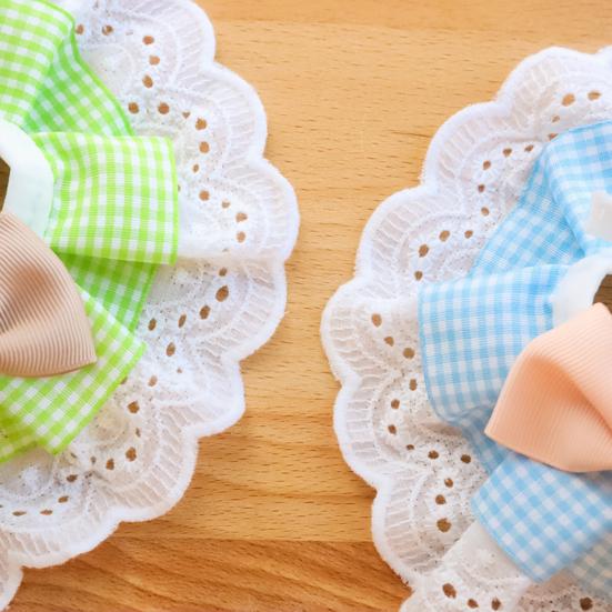 Нагрудник для домашних животных, кружевная отделка, моющийся, приятный для кожи, износостойкий, устойчивый к выцветанию, удобный в носке полиэстер