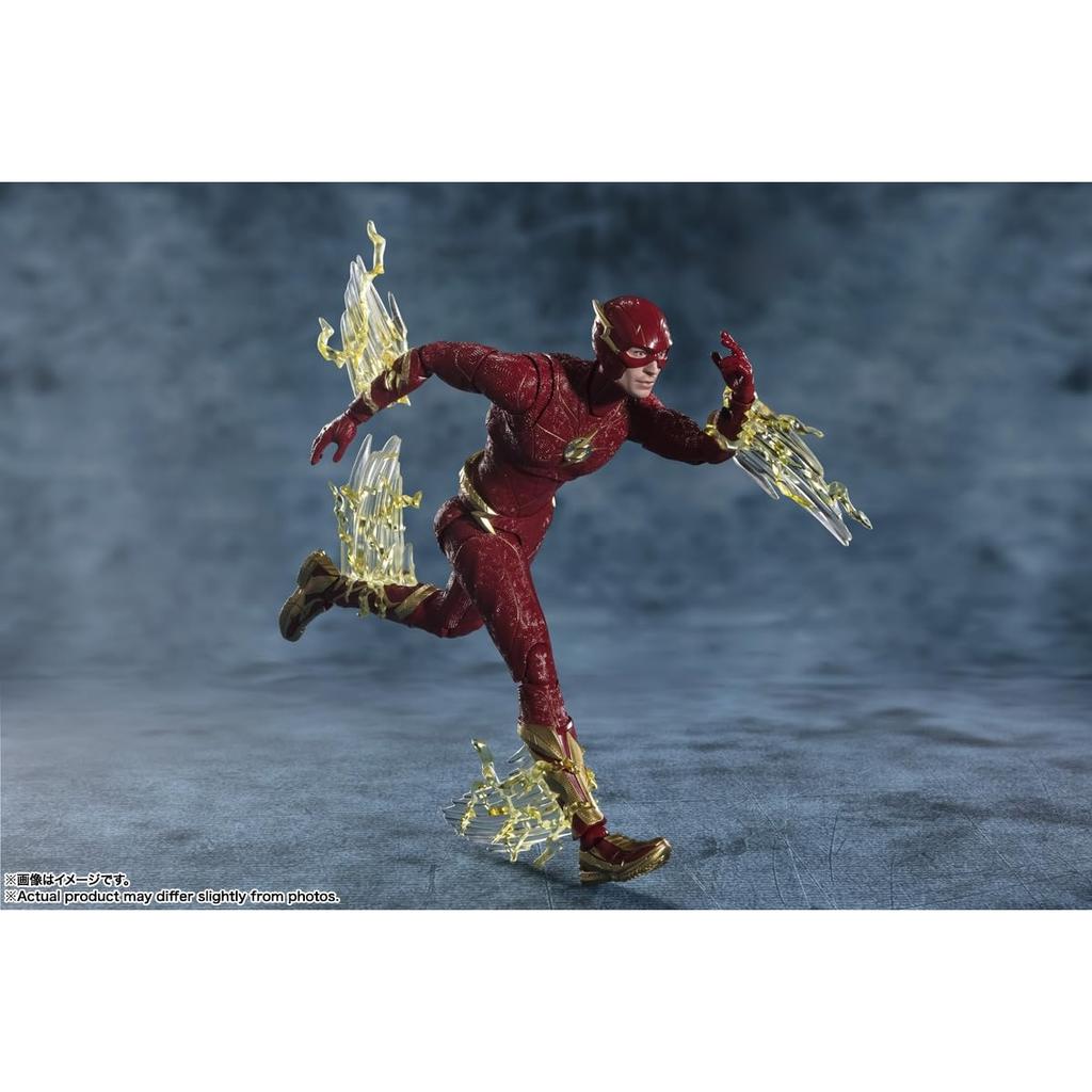 TAMASHII NATIONS С.Х.. Фигурка Figuarts The Flash 150 мм из ПВХ и АБС, полностью окрашенная, подвижная, коллекционная