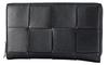 Bottega Veneta Maxi Intrecciato Long and 651368 V3UO1 Made In Italy 651368 V3UO1 Wallet, Men's Women's, Black, 8803, [Product Code 8803]