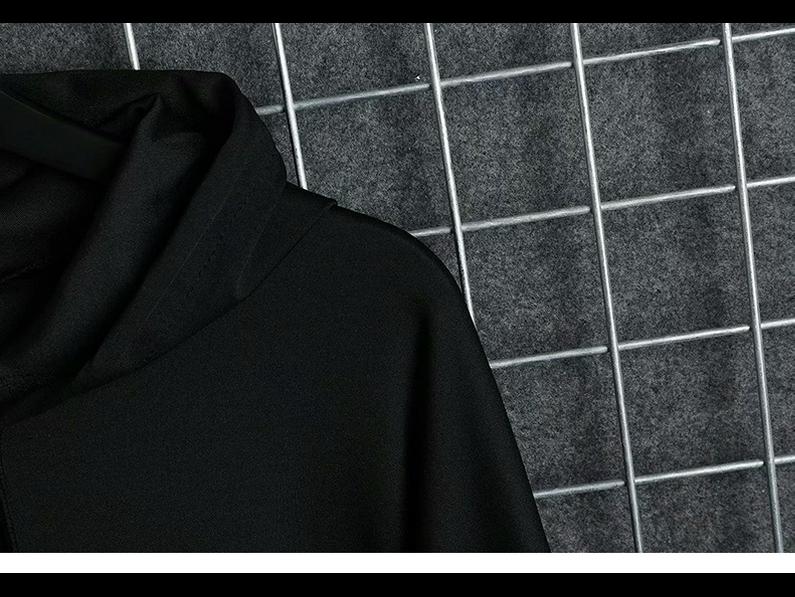 Мужская осенняя толстовка с капюшоном Cross-border: Гонконгский стиль, национальный тренд, свободный крой, универсальность и уникальный дизайн