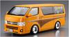 Aoshima Bunka Kyozaisha The Tuned Car Series Toyota Hot Company TRH200V Hiace 2012 Plastic Model 1/24 No.11