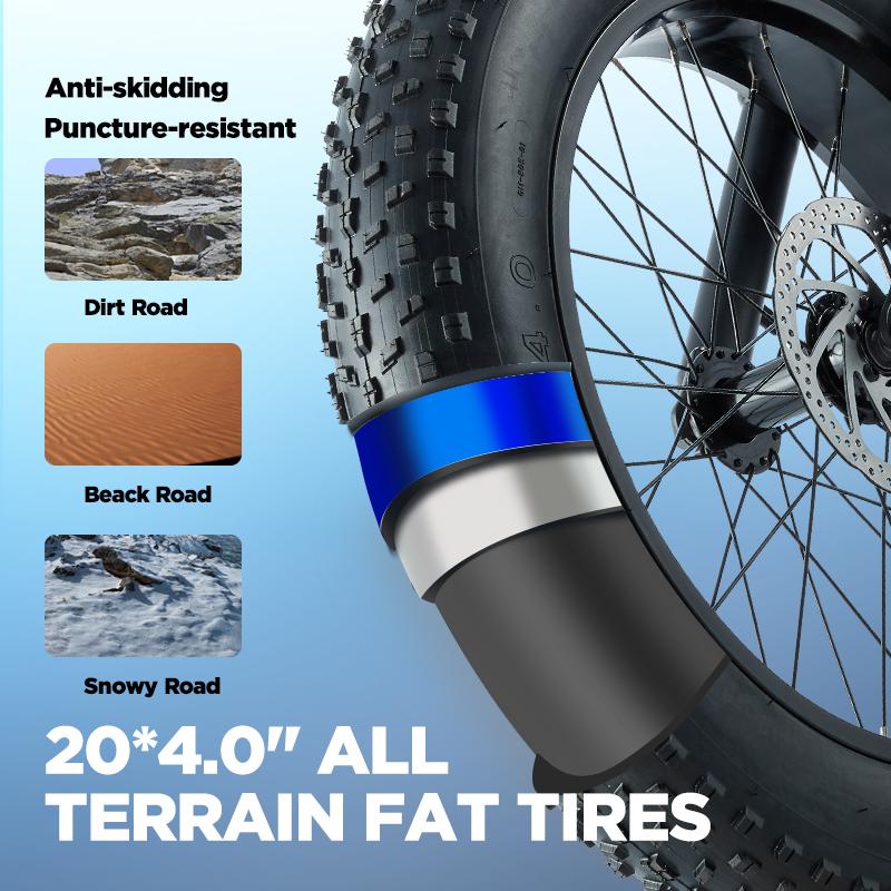 BURCHDA Электровелосипед для взрослых- U8 1000 Вт, литиевая батарея 48 В 31,5 Ач, фэтбайк 4.0, снегозащищенный, вседорожный, модель 2025 года, для взрослых