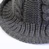 Женская осенне-зимняя шерстяная шляпа-горшок, студенческая вязаная теплая водонепроницаемая рыбацкая шапка