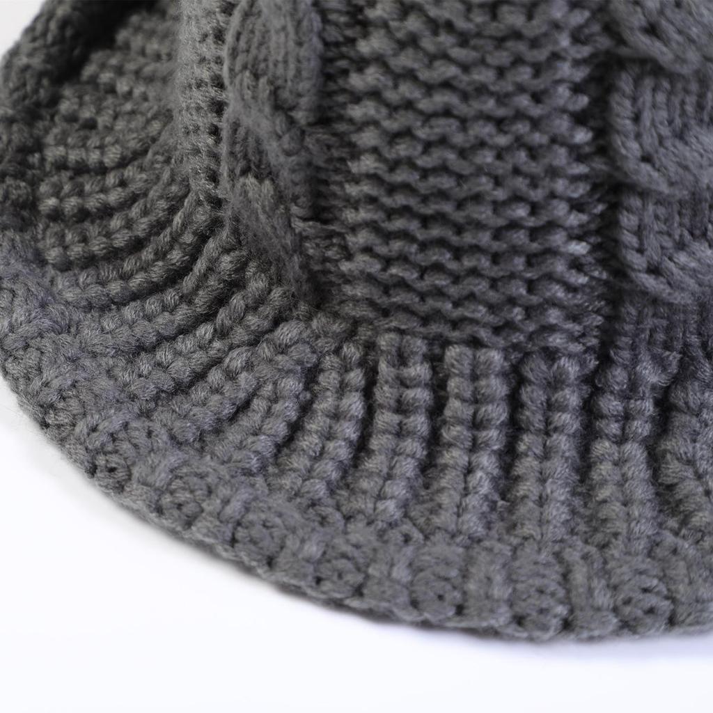 Женская осенне-зимняя шерстяная шляпа-горшок, студенческая вязаная теплая водонепроницаемая рыбацкая шапка