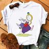 Captain Friends Cruise Ship Printed Unisexs Summer Clothing Y2K TShirt Pure Cotton Short Sleeve Loose Top