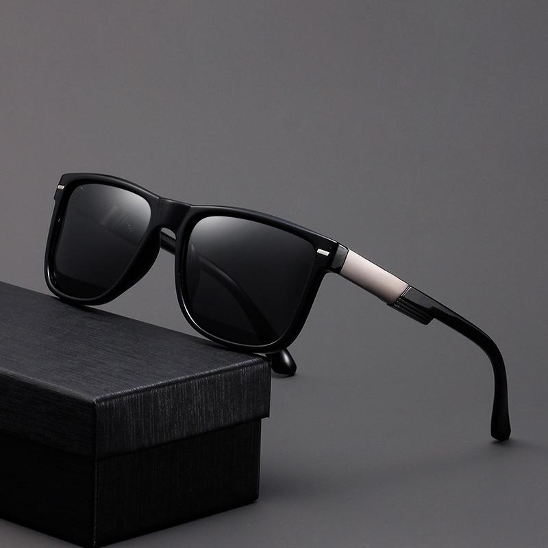 Square Sunglasses for Men Polarized UV400 Fashion Sunglass Sport Sun Glasses Driving Vintage Oversized Big UV Protection Shades