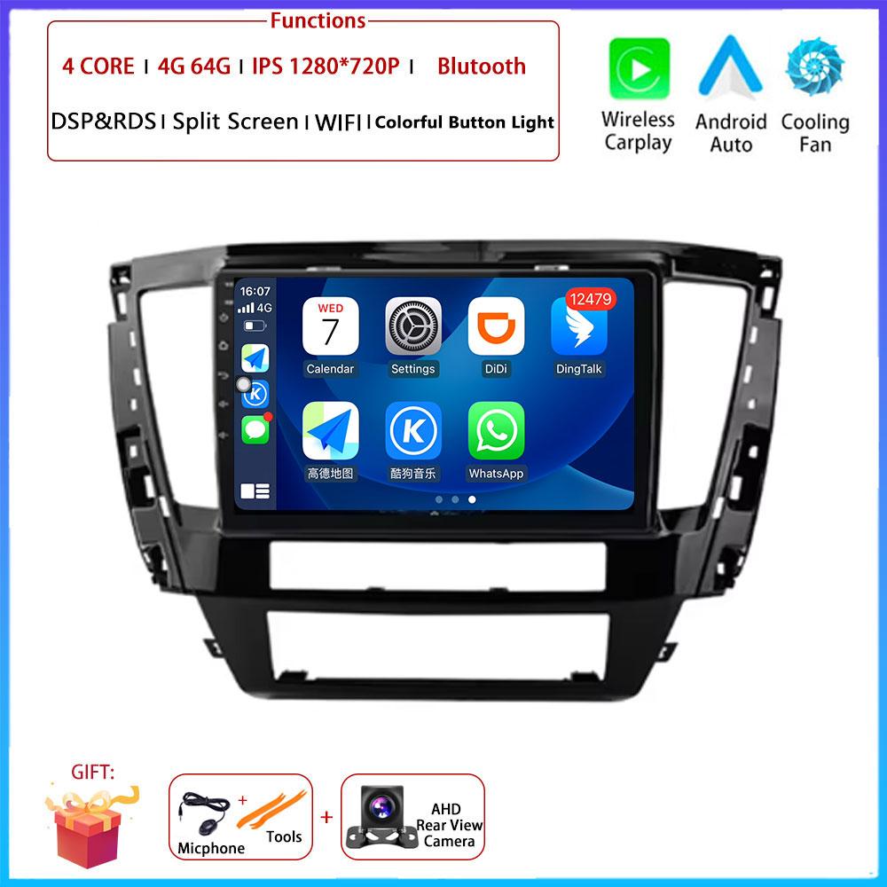 9 "4G Android OS Carplay Auto для Mitsubishi Pajero Sport Montero 2020 Автомобильный радиоприемник Навигация GPS Мультимедиа Видеоплеер DSP AMI