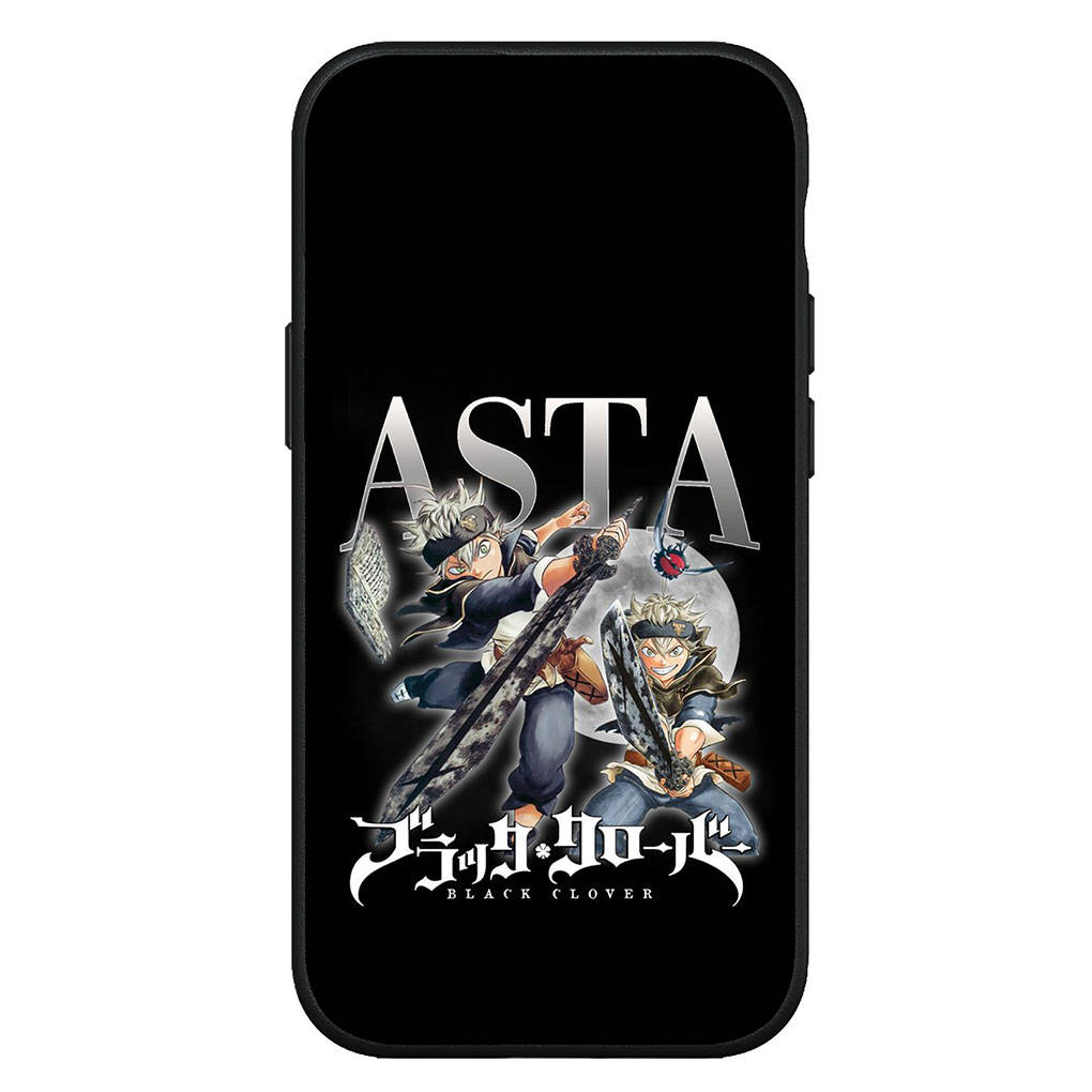 Чехол для iPhone 16 15 Xiaomi Redmi Note 14 13 12 11 Pro Max X 8 9 16e Samsung Galaxy S25 S24 S23 Moto OPPO Huawei Anime Asta Black Clover Phone Case