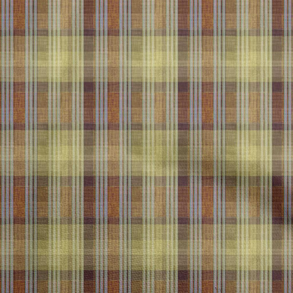 oneOone Cotton Flex Fuschia Pink Fabric Check Diy Clothing Quilting Fabric Print Fabric By Yard 40 Inch