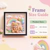 Wood MDF Photo Square 8x8 10x10 12x18 A3 Modern Vintage Classic Wall/Tabletop Black White Lightweight Durable OEM Custom