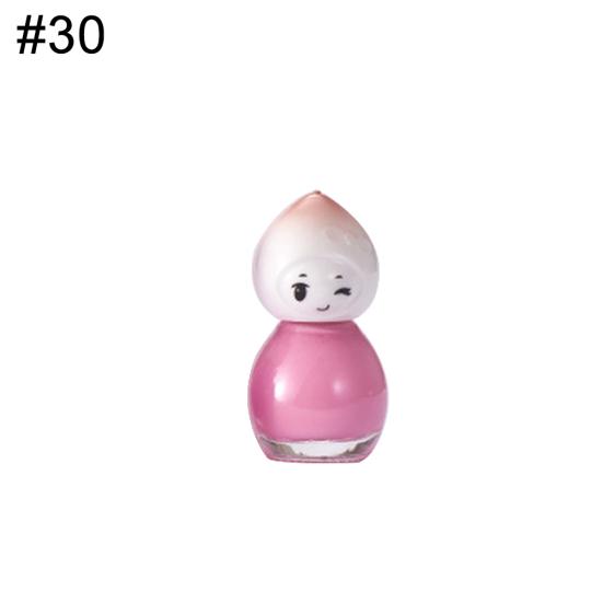 Дизайн куклы прозрачный детский лак для ногтей быстросохнущий долговечный лак