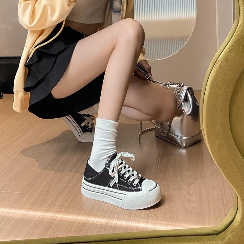 Новые женские туфли из вулканизированной кожи премиум-класса со шнуровкой, модные кроссовки на плоской подошве с мягкой подошвой, повседневные кроссовки для женщин Tide Shoes