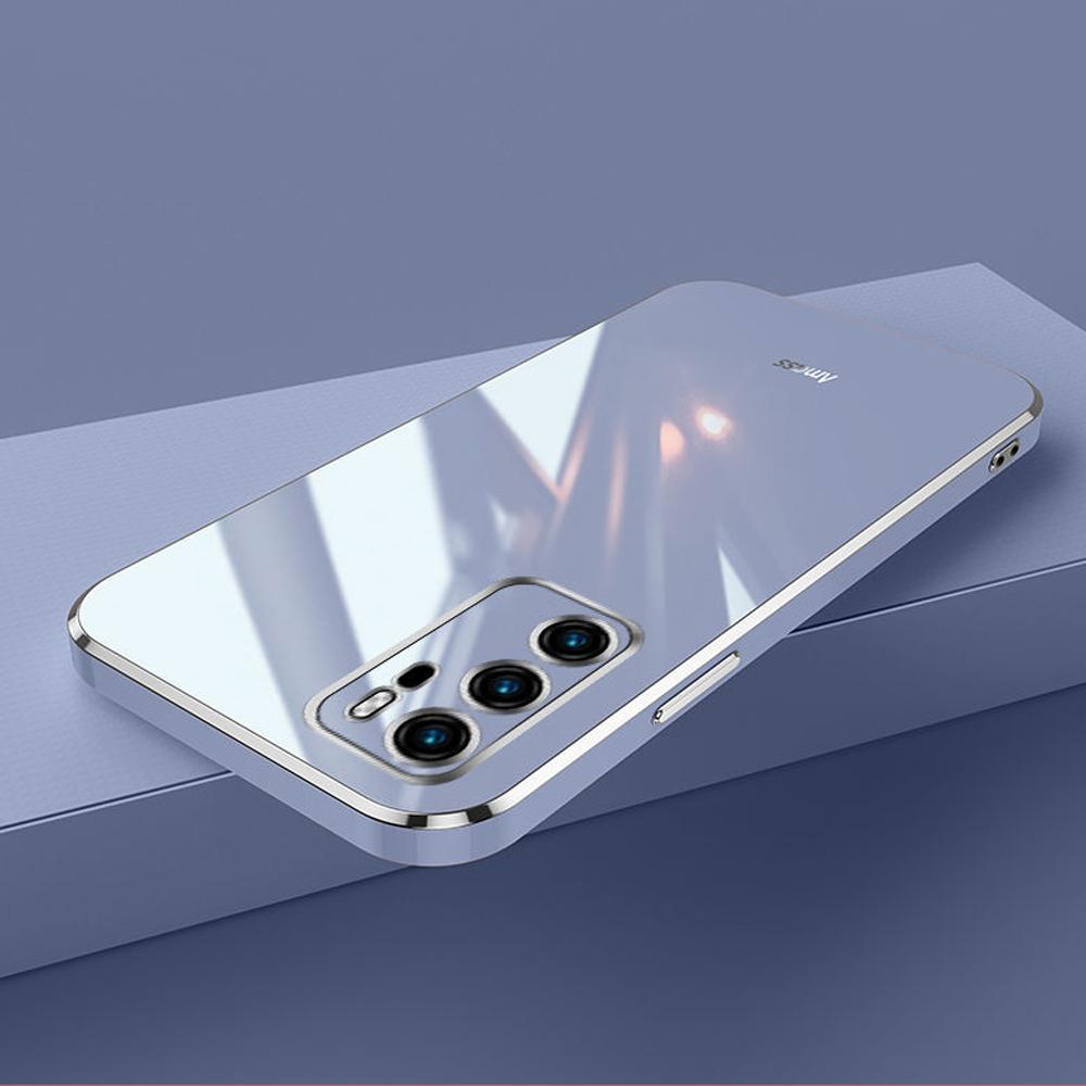 Для Huawei P40 Чехол Роскошный Квадратный Гальванизированный ANA-AN00, ANA-TN00, ANA-NX9, ANA-LX4 Чехол для Телефона Ударопрочная Силиконовая Задняя Крышка Fundas