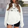 Women's Fashion Casual Round Neck Loose Long Sleeve Valentine's Day Printed Sweatshirt