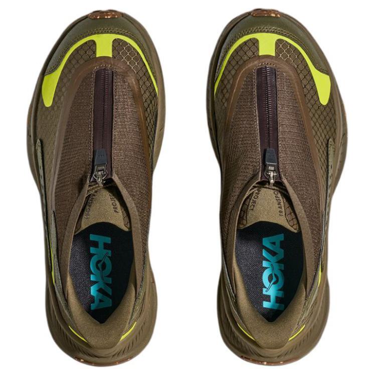 HOKA Project Transport Deep Umber унисекс кроссовки коричневые антично-оливковые 1162850-DTQ