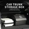 AAAYR1 Car Trunk Fold Large Capacity Organizer Bag Storage Leather Tidying Box Accessories For Opel Insignia Astra G J F K Vectra C H