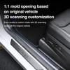 Heenvn 10Pcs Door Sill Strip Guard For Tesla Model Y Juniper Launch 2025 2026 Car Front Rear Door Threshold Anti-kick Pad Cover