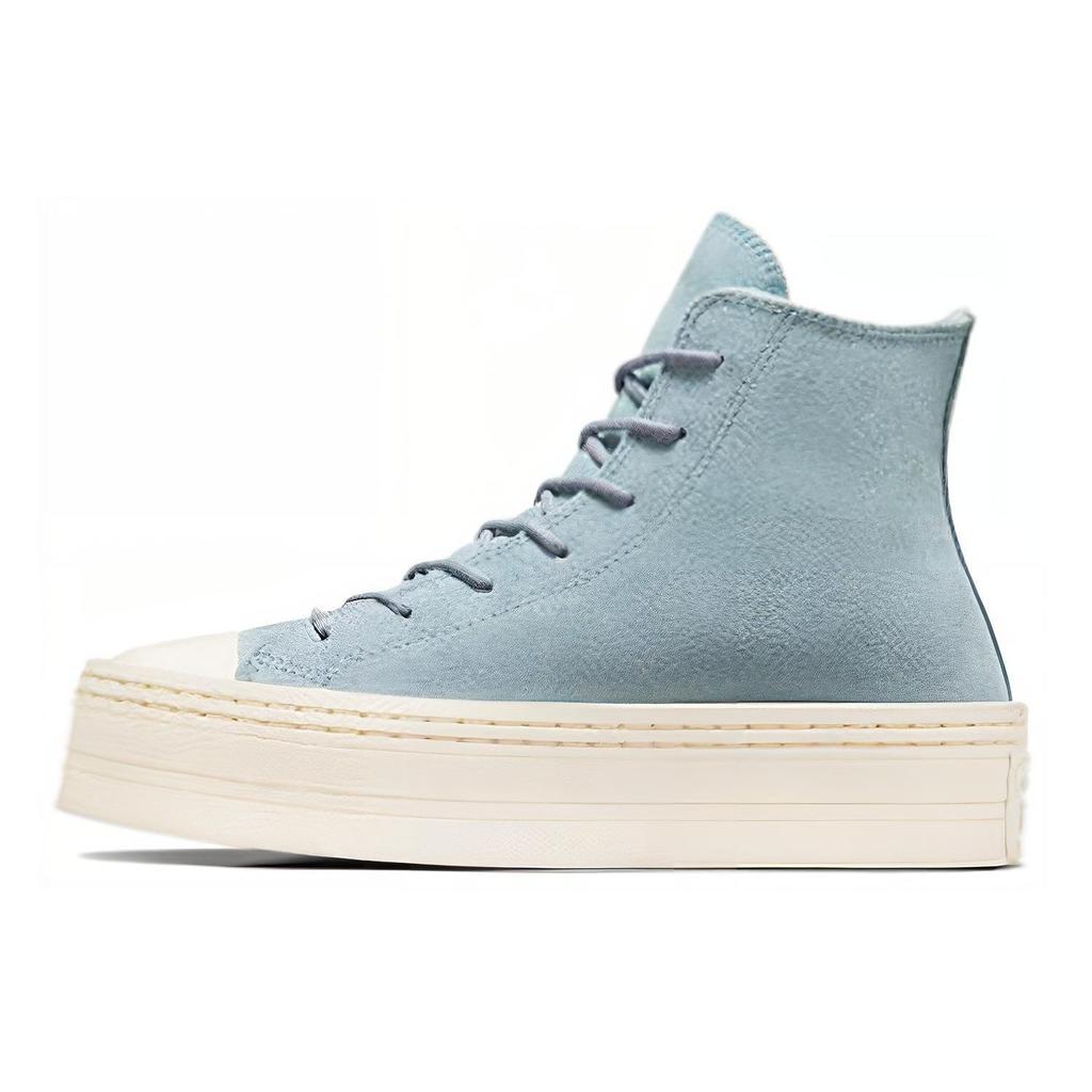 Converse Chuck Taylor All Star Modern Lift Platform High Cocoon Blue Women Sneakers Egret A06816C