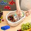 Multifunctional Large Capacity Hand-cranked Fruit and Vegetable Washer Kitchen Vegetable Fruit and Vegetable Household Fruit Artifact