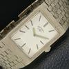 USED HAND-WINDING ROTARY SWISS MENS WHITE COLOR DIAL WATCH A432194-2 R110-a432194