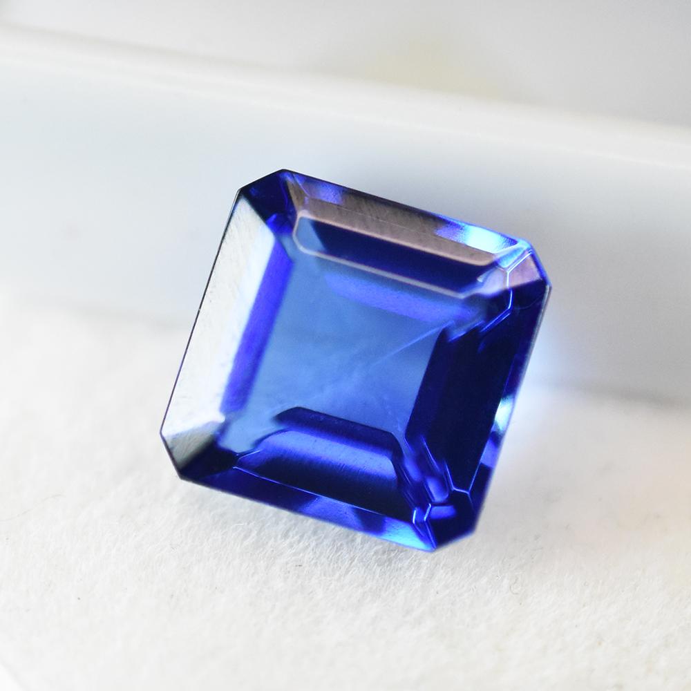 9x9mm Square Cut Blue NATURAL Tanzanite Loose Gemstone For Loved Ones