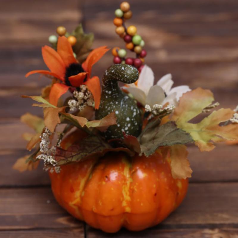 Осенний урожай Хэллоуин тыква украшение праздничная вечеринка настольное украшение осень офис дом окно декоративный реквизит подарок