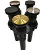 Modern Design Pop-up Brass Sink Waste Drain Bathroom Basin Drain Bath Sink Drainer