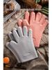 Heat-Resistant Silicone Oven Gloves: Anti-Scald, Non-Slip, Thickened for Baking and Steaming.