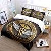 "Golden Medical Symbol Decor Set" Soft Comfortable Duvet Cover Bedding Set Included 1*Duvet Cover & 2*Pillowcases, gift