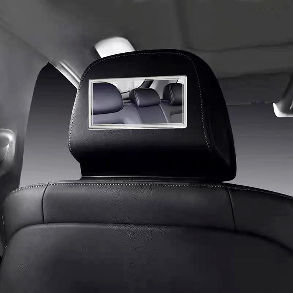 Автомобильное зеркало HD Vanity Mirror, портативное самоклеящееся зеркало на спинку сиденья из нержавеющей стали, универсальное зеркало для салона автомобиля