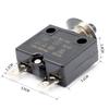 Thermal Circuit Breakers 12-50V DC 125-250V Volt AC Overload Protection Push Button Thermal Cutout Switch Terminal Accessories