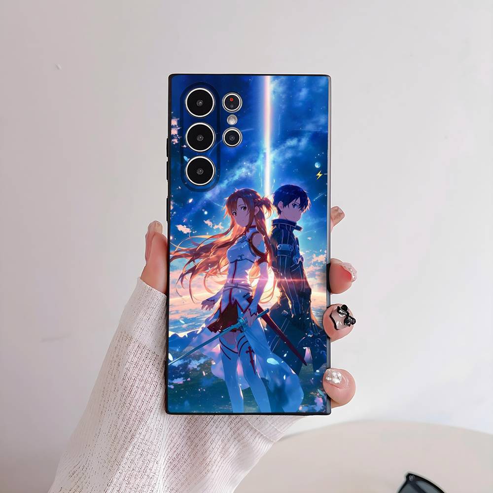 Чехол для телефона Sword Art Online ANIME для серии Samsung S s21 s22 s23 s24 s25 FE Plus Ultra TPU Мягкий, приятный для кожи чехол
