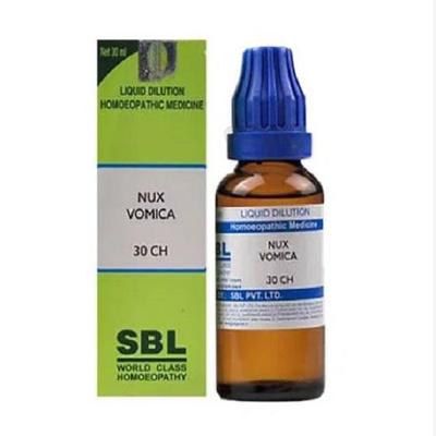 SBL Nux Vomica Dilution 30 CH 30 мл