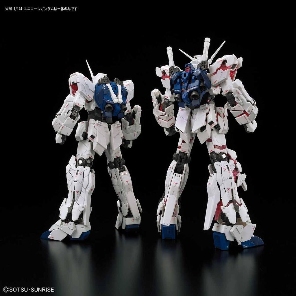 RG Unicorn Gundam Мобильный доспех Gundam UC Масштаб Пластиковая модель 1/144 Предварительно окрашенная