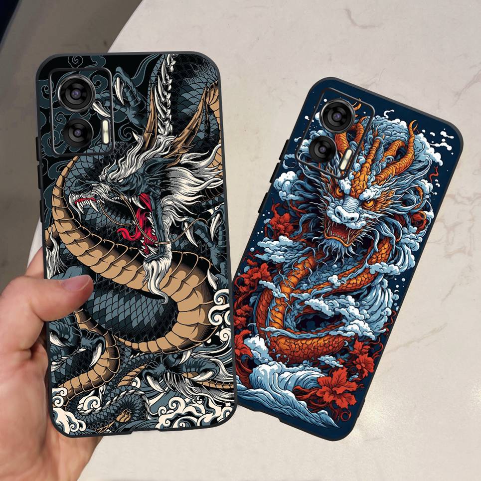 For Motorola Edge 30 Neo / 30Lite / 30Pro 5G 4G Back Cover Cartoon Cool Style Animals Girly Soft TPU Silicone Phone Case Bumper